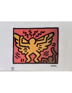 Litografia de Keith Haring, 1990. 2